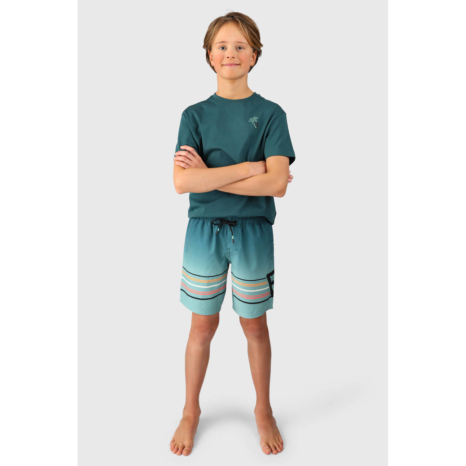 Brunotti zwemshort Bru-conicy blauw