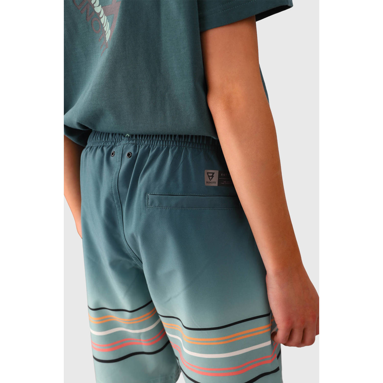 Brunotti zwemshort Bru-conicy blauw