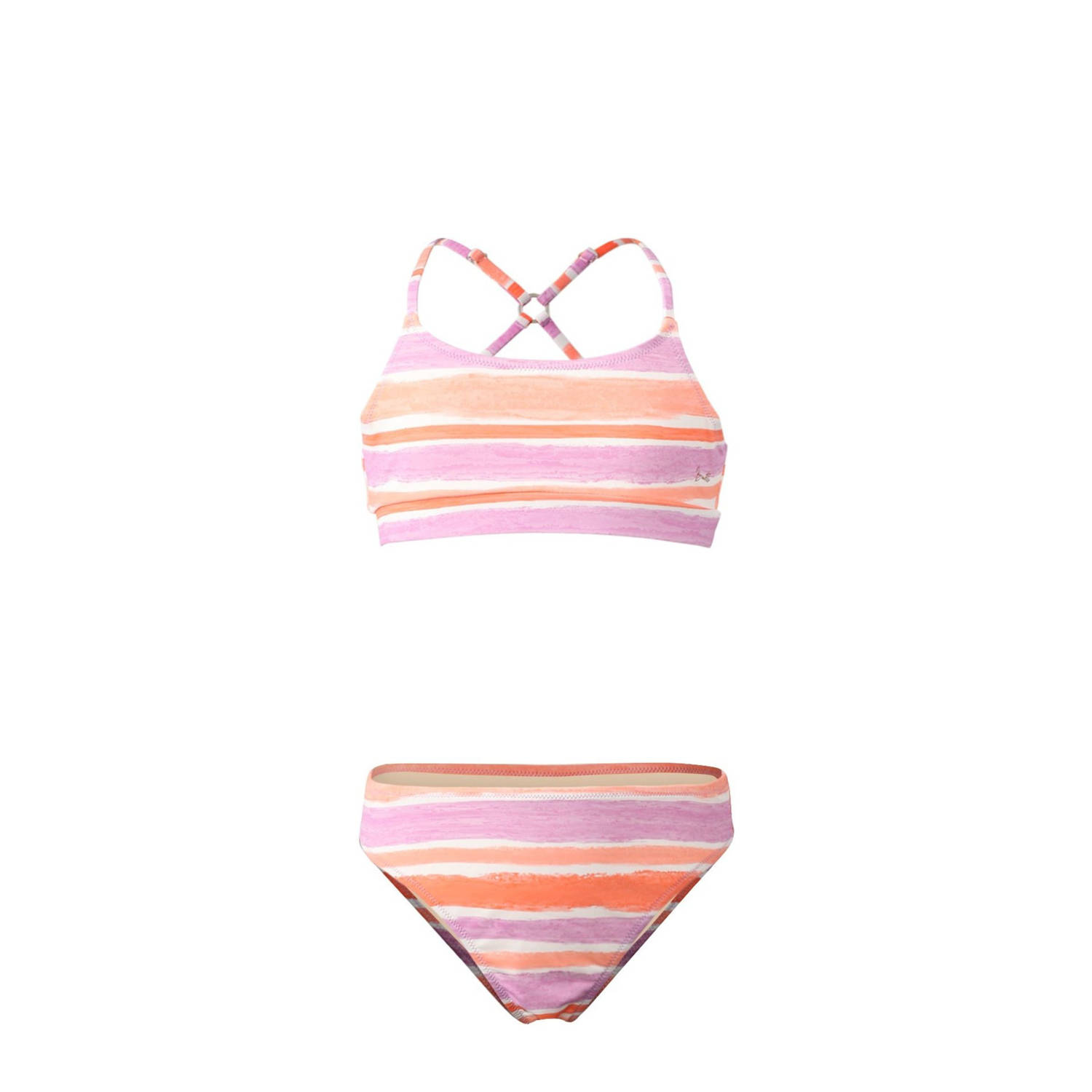 Brunotti crop bikini Sofia roze oranje wit
