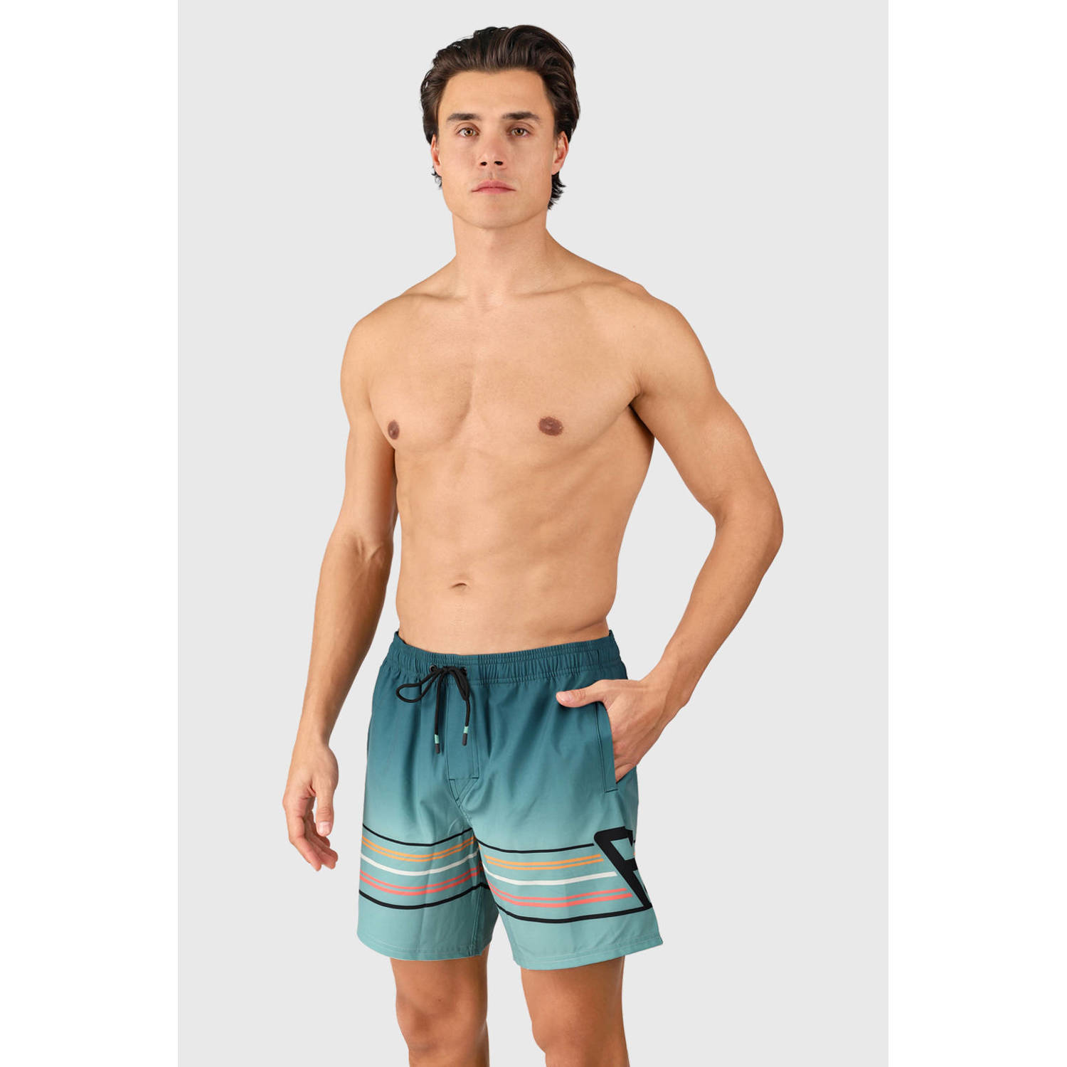 Brunotti zwemshort Bru-conic blauw