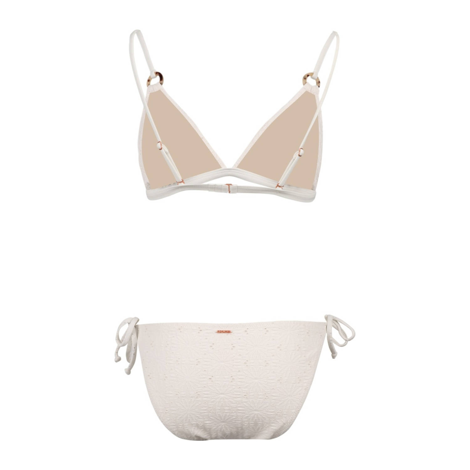 Brunotti voorgevormde triangel bikini Hana wit