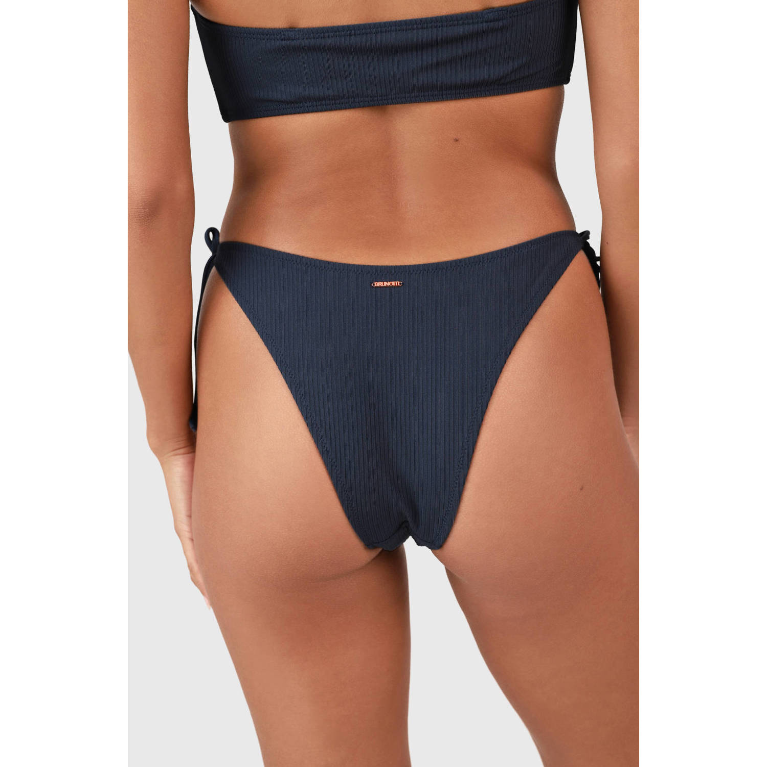 Brunotti strik bikinibroekje Elly donkerblauw