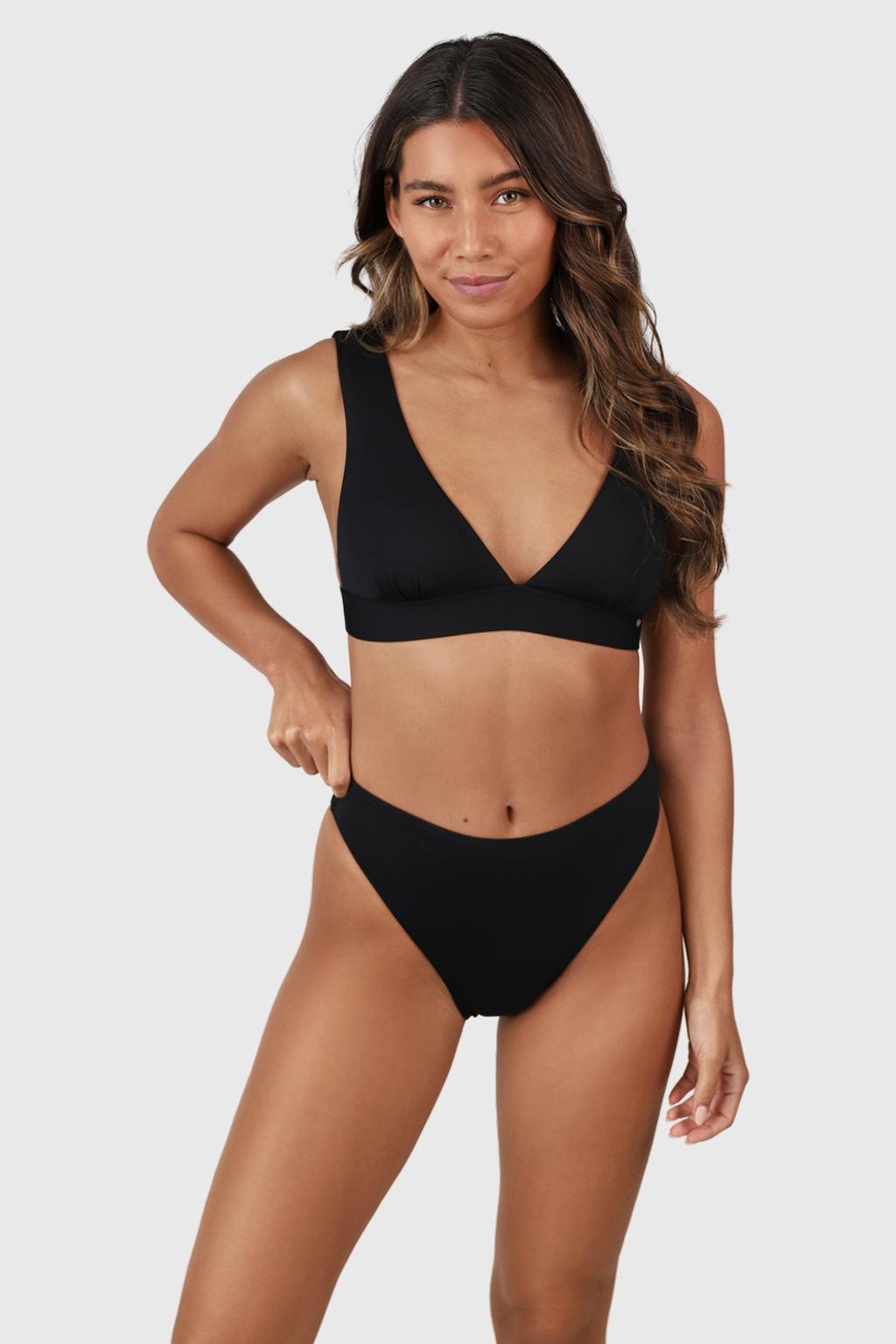 Brunotti voorgevormde bikinitop Forte zwart