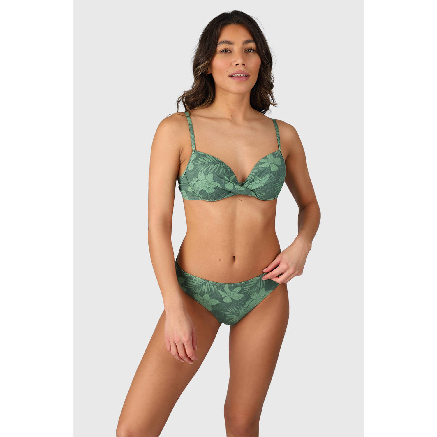 Brunotti voorgevormde beugel bikinitop Stefana groen
