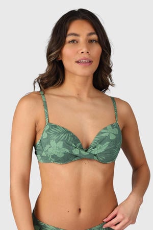 voorgevormde beugel bikinitop Stefana groen