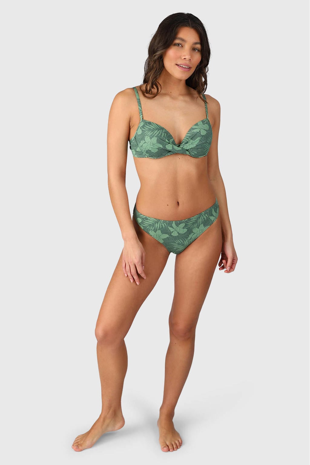 Brunotti voorgevormde beugel bikinitop Stefana groen