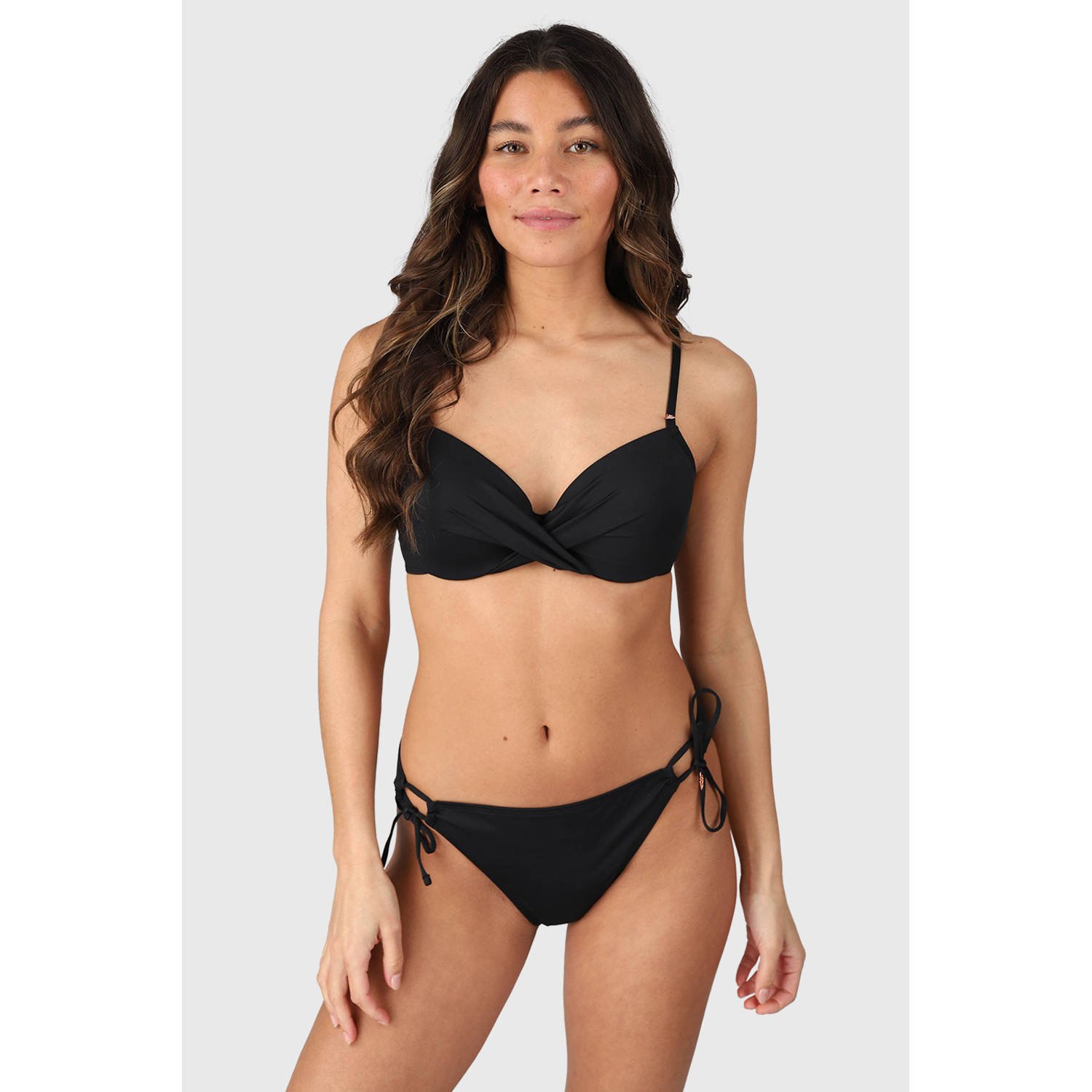 Brunotti voorgevormde beugel bikinitop Stefana zwart