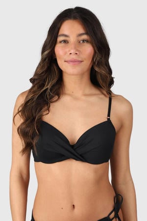 voorgevormde beugel bikinitop Stefana zwart