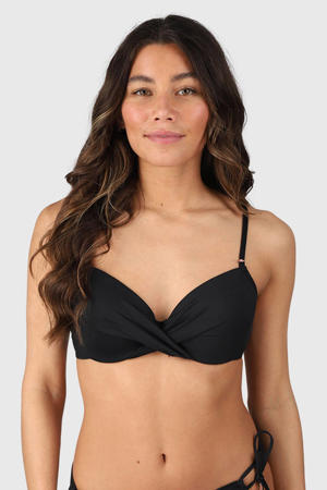 voorgevormde beugel bikinitop Stefana zwart