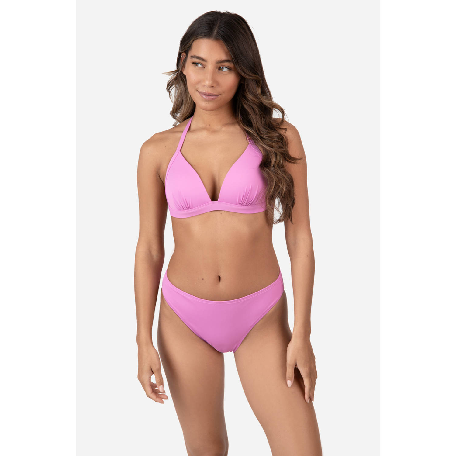 Brunotti voorgevormde triangel bikinitop Lisselot roze