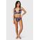 Brunotti brazilian bikinibroekje Flores donkerblauw/roze