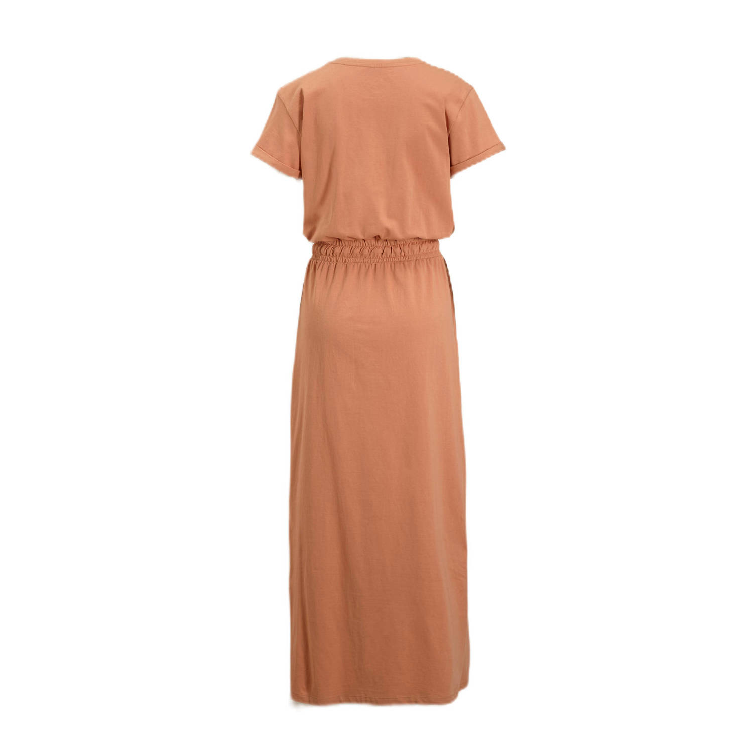 anytime maxi jurk lichtbruin