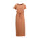 Anytime maxi jurk lichtbruin