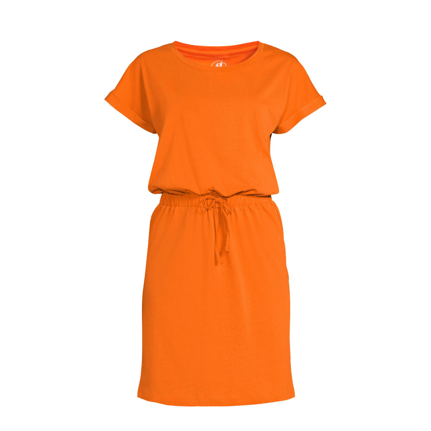 Anytime T-shirt jurk oranje