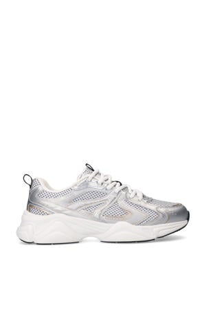 chunky sneakers zilver/goud