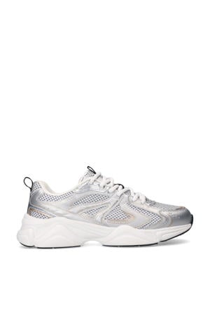 chunky sneakers zilver/goud