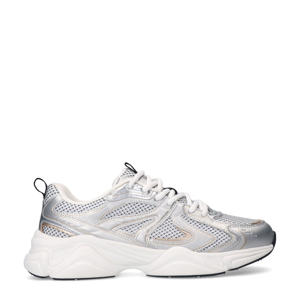 chunky sneakers zilver/goud