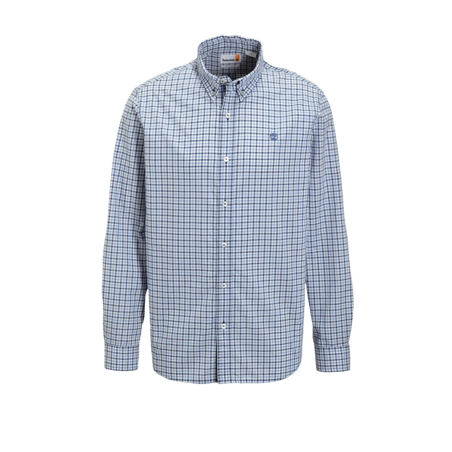 Timberland geruit overhemd blauw wit