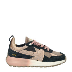 Detroit Faded chunky leren sneakers antraciet