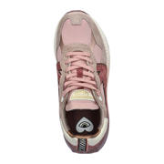 thumbnail: Kaotiko chunky leren sneakers oudroze