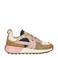 Kaotiko chunky suède sneakers beige multi