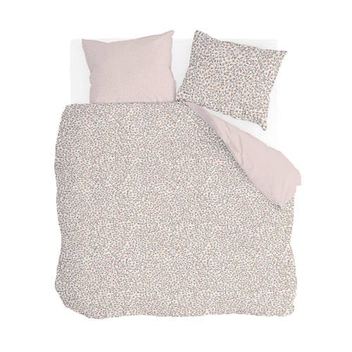 Walra katoenen dekbedovertrek 2-persoons (200x220 cm) - Roze