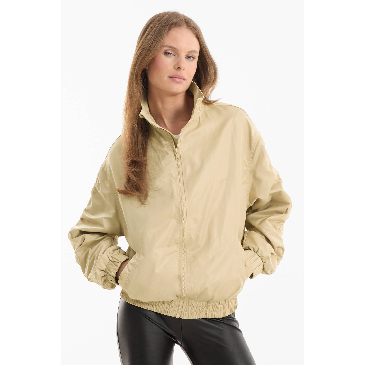 Anytime oversized bomberjack beige