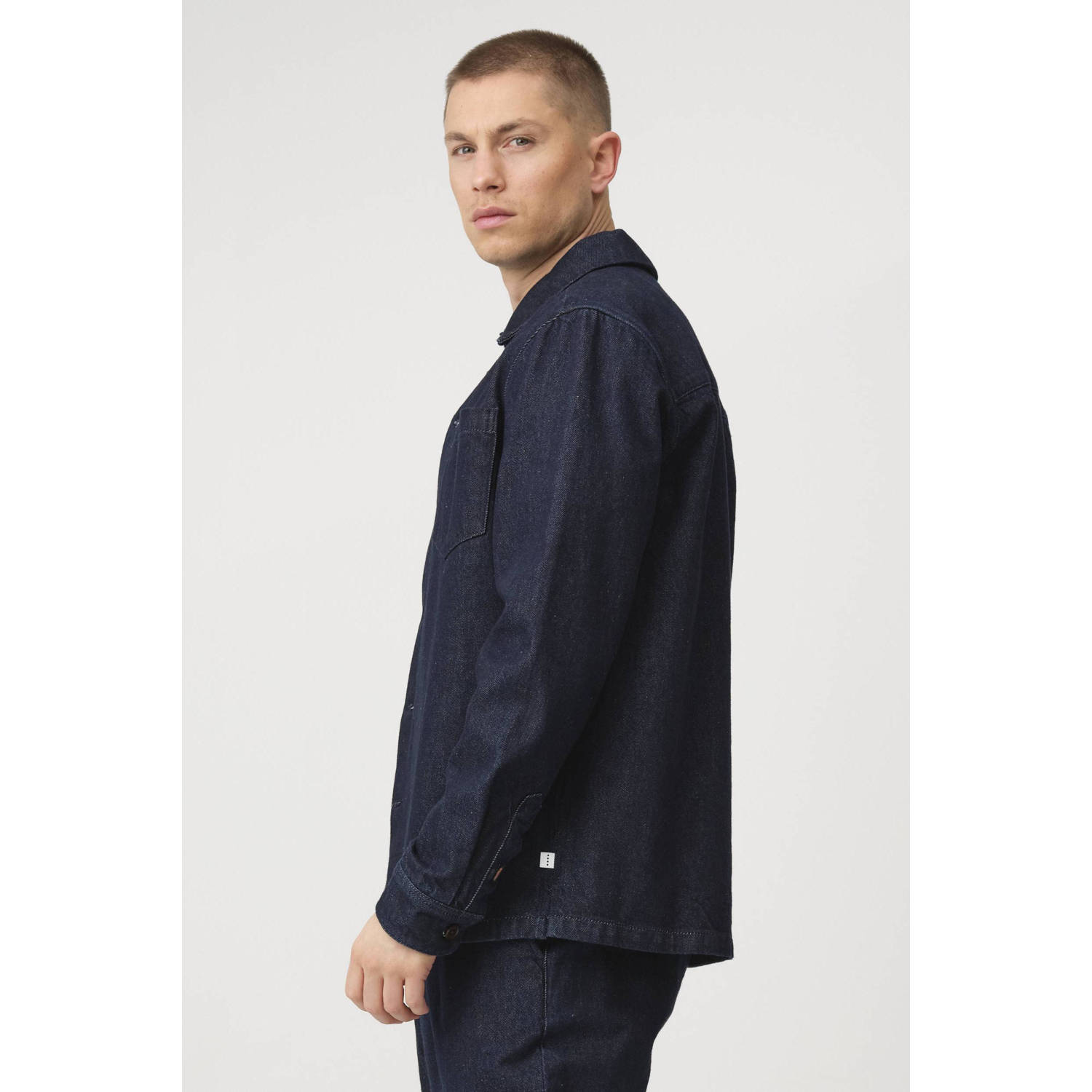 J.C. Rags overshirt dark blue denim