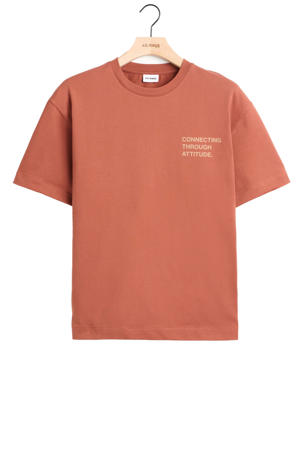 T-shirt roodbruin