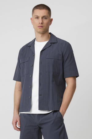 casual overhemd donkerblauw