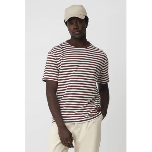 J.C. Rags T-shirt roodbruin afbeelding