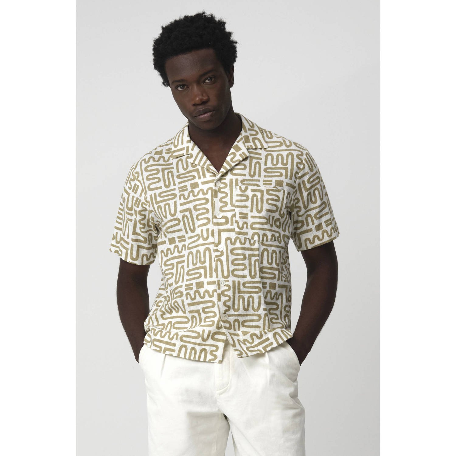 J.c. rags Alberto Casual Heren Overhemd KM