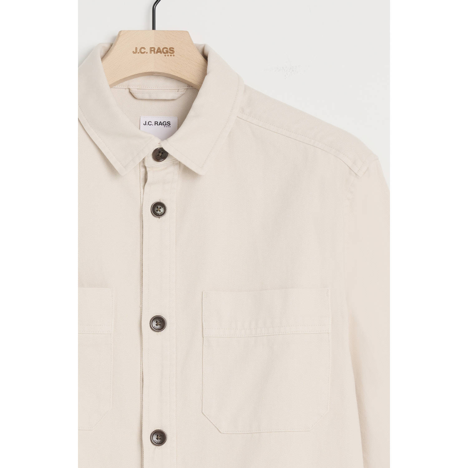 J.C. Rags overshirt ecru