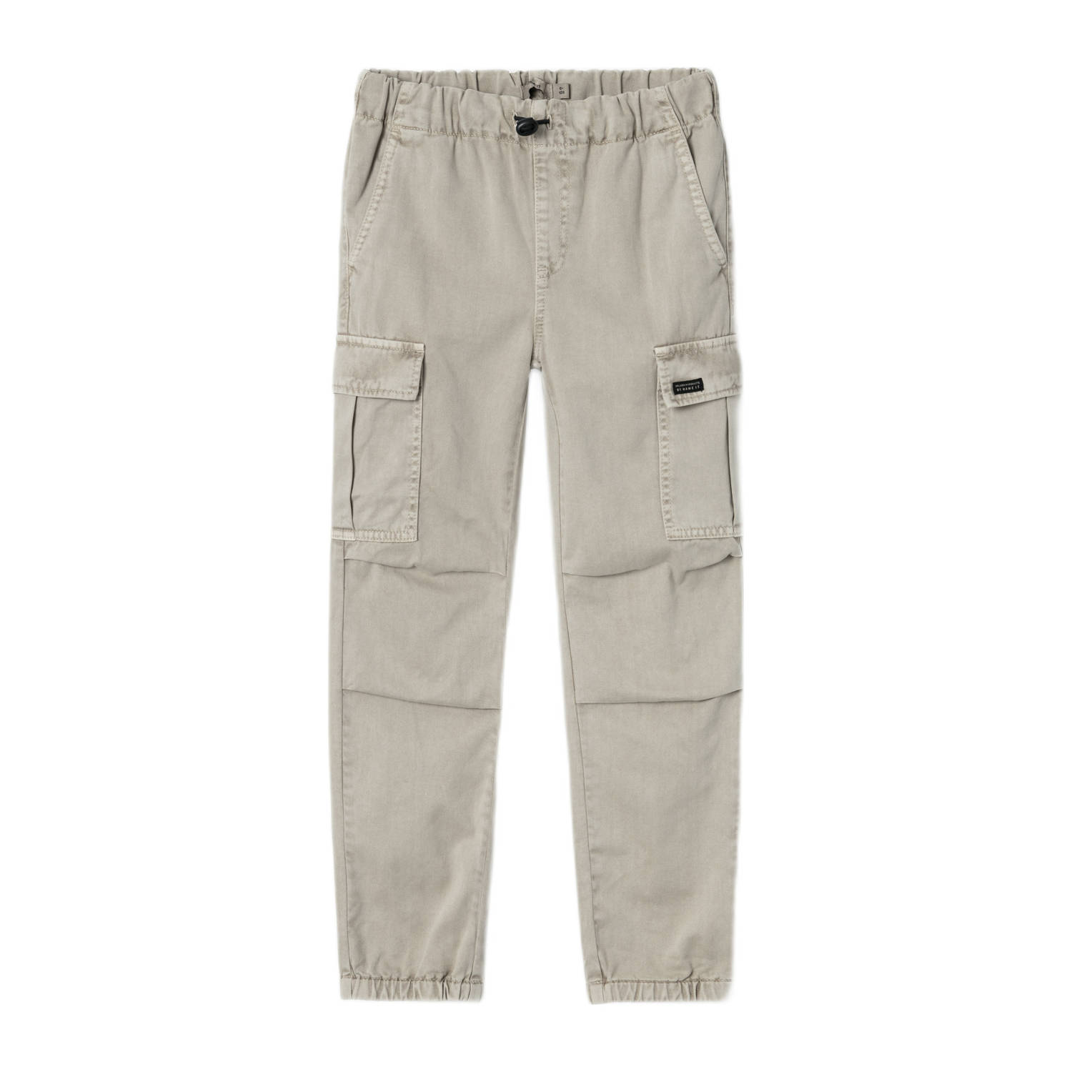 NAME IT KIDS tapered fit cargobroek NKMRYAN beige