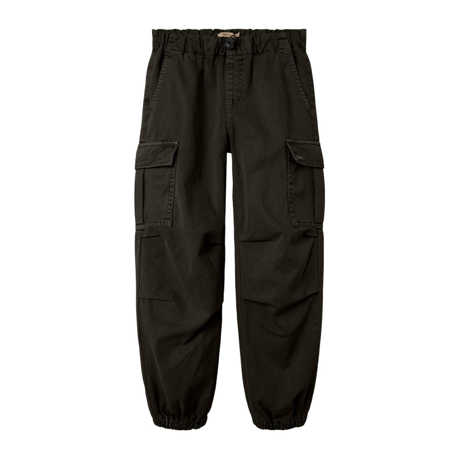 NAME IT KIDS tapered fit cargobroek NKMRYAN zwart