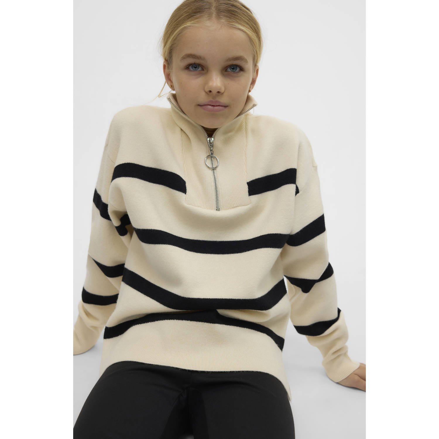 VERO MODA GIRL schipperstrui ecru