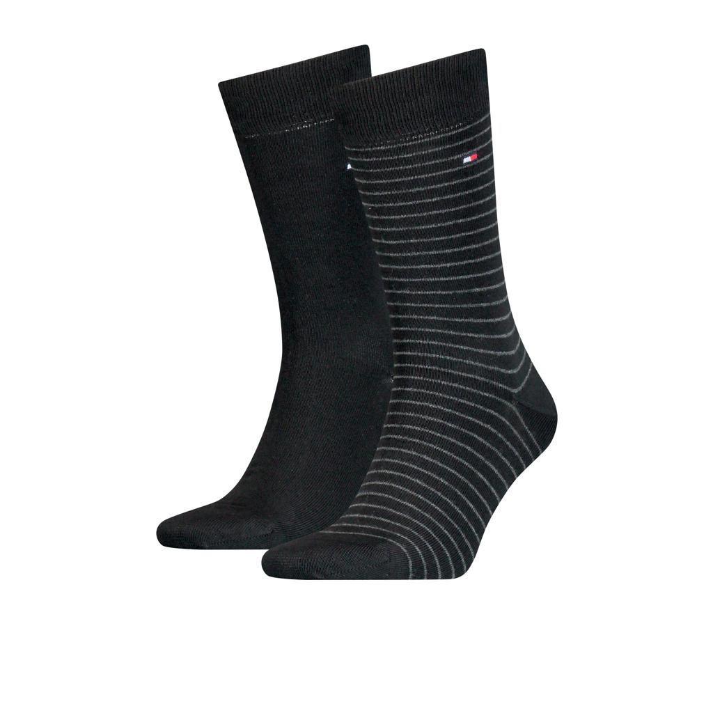 Tommy Hilfiger sokken - zwart (set van 2)