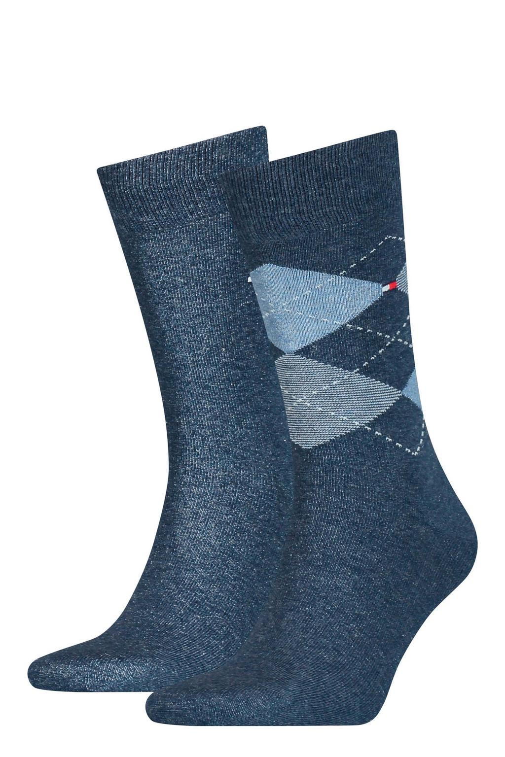 Tommy Hilfiger sokken - blauw (set van 2)