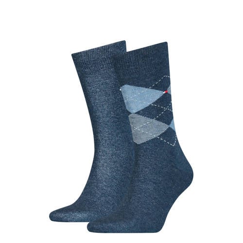 Tommy Hilfiger sokken - set van 2 blauw afbeelding