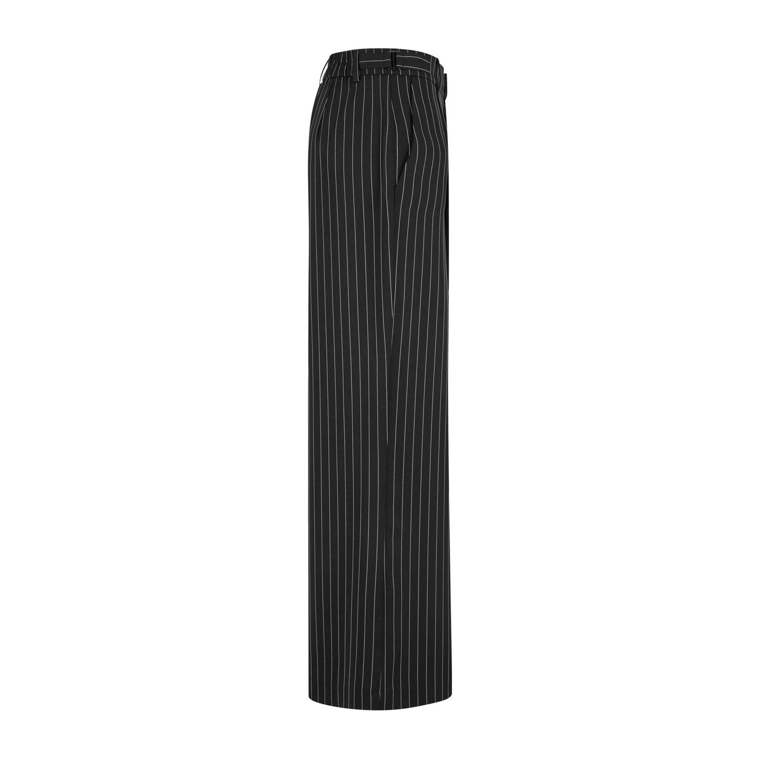 Urban Classics Curvy wide leg high waist broek antraciet