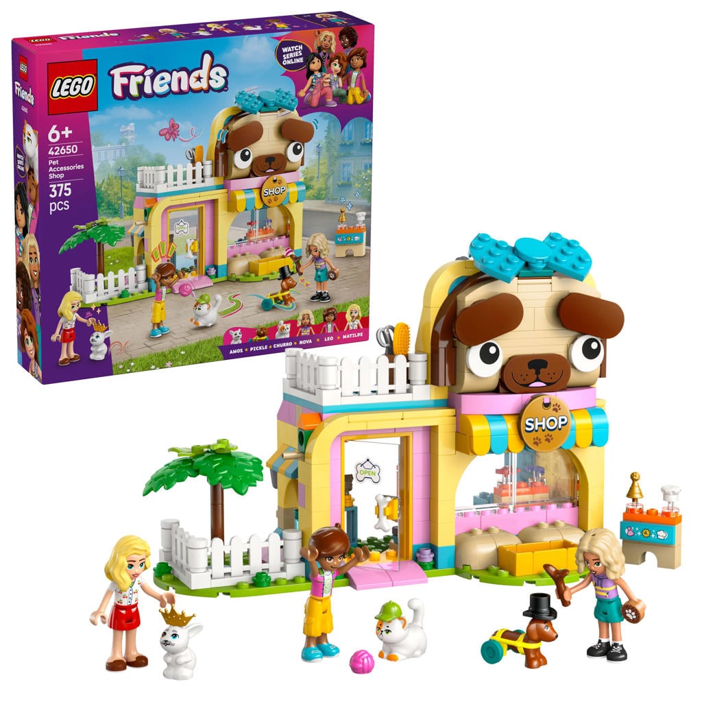 LEGO Friends Winkel met dierenaccessoires speelset 42650