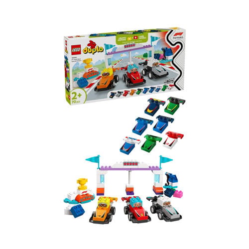 LEGO DUPLO Stad F1® team racewagens en coureurs 10445 afbeelding