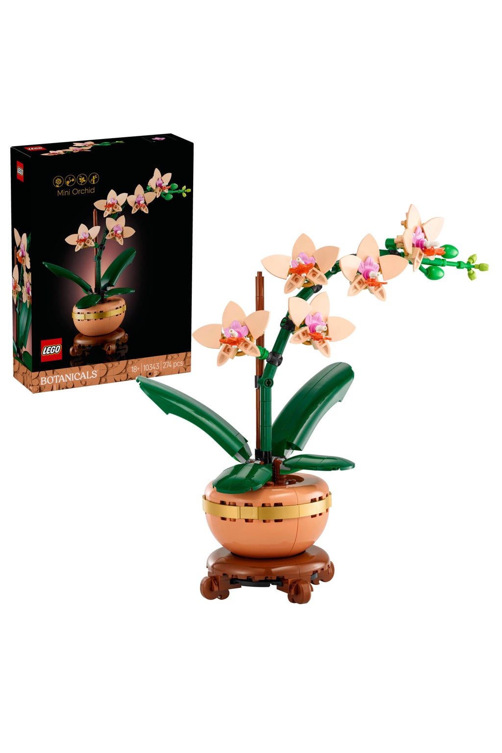 LEGO Botanical Collection Miniorchidee plantencadeau 10343
