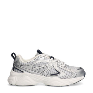   chunky sneakers zilver/blauw