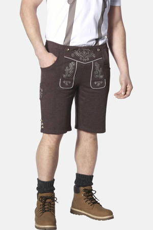 loose fit short DENNIK Plus Size bruin