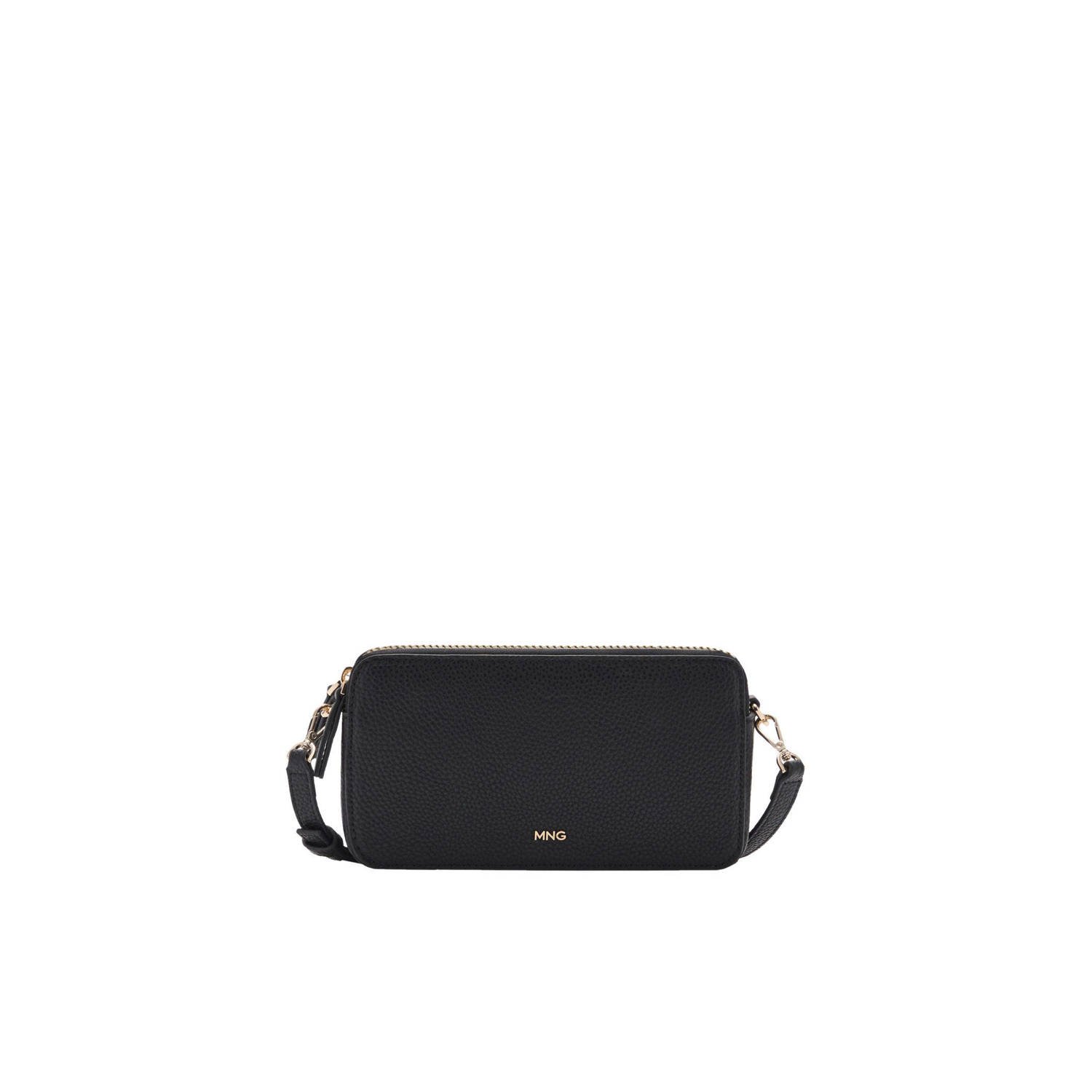 Mango crossbody tas zwart