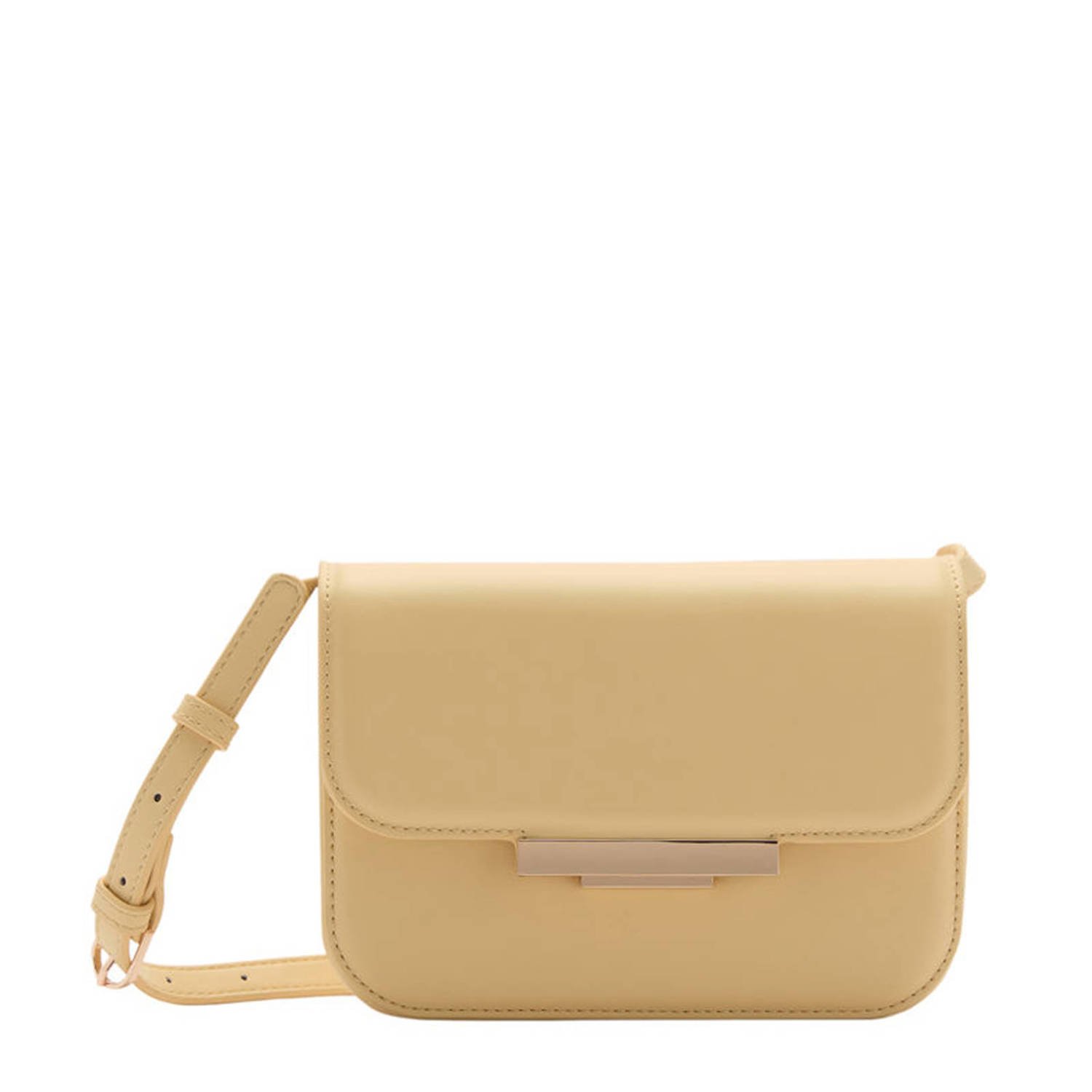 Mango crossbody tas geel