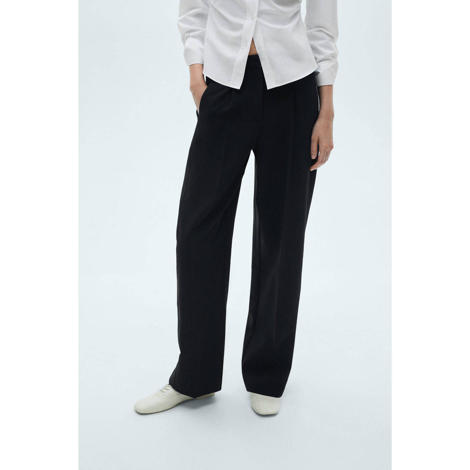 Mango broek zwart