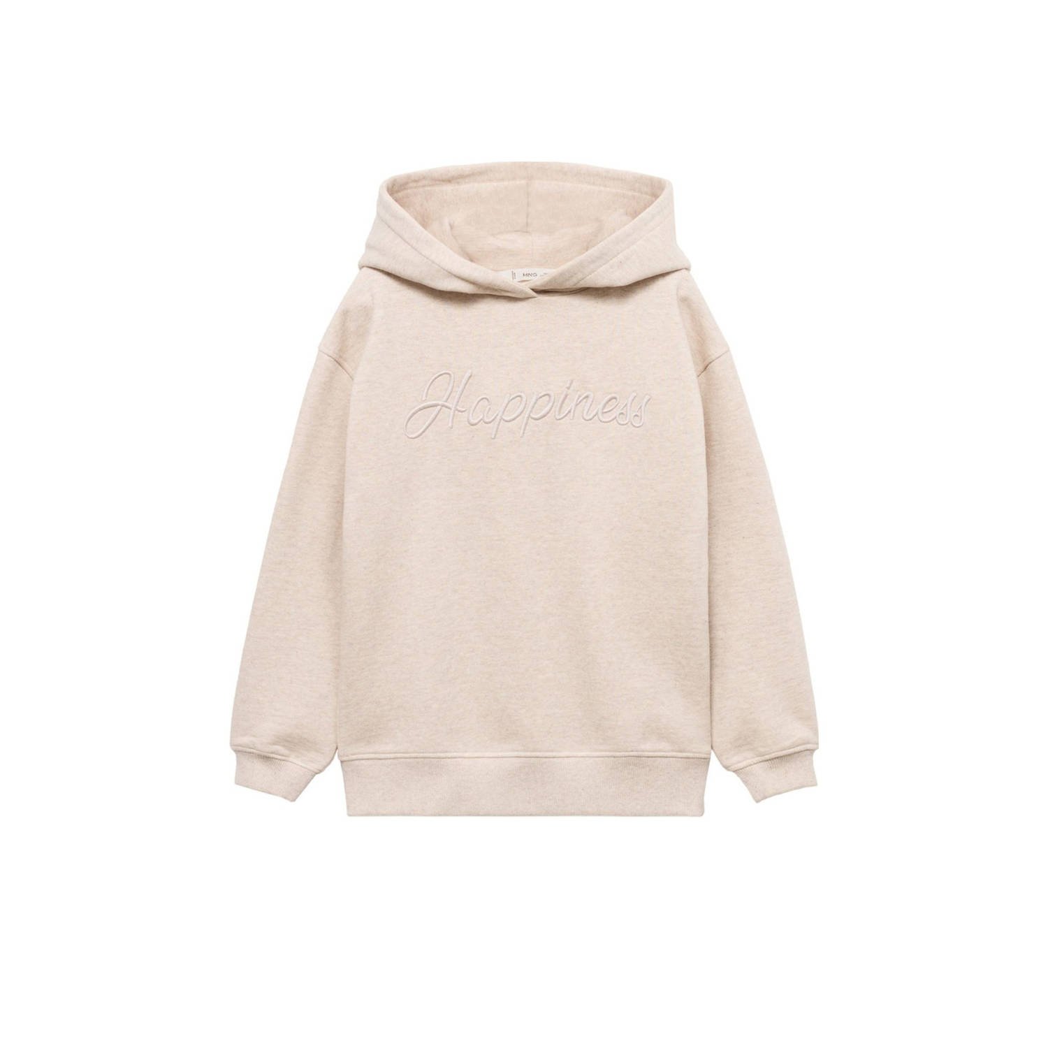 Mango Kids hoodie lichtbruin