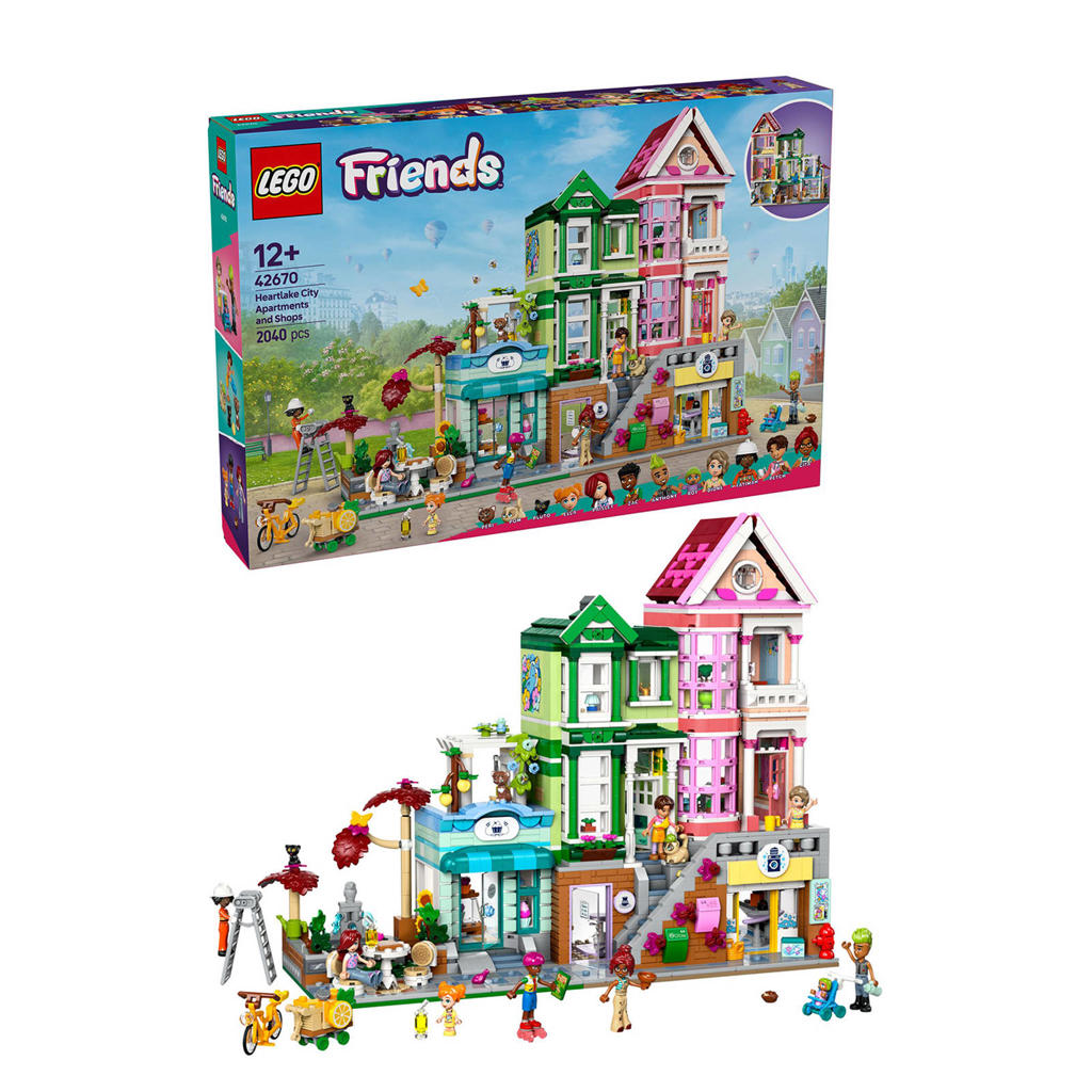 LEGO Friends Heartlake City appartementen en winkels 42670